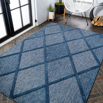 Salines Diamond Trellis Indoor/outdoor Area Rug